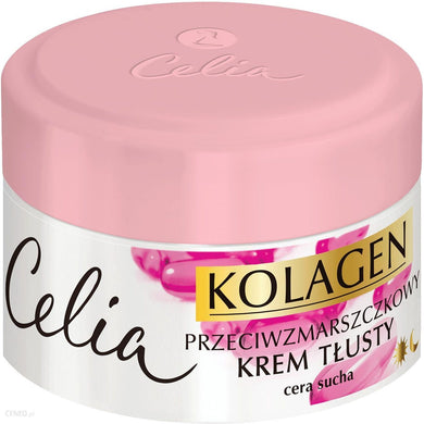 Celia Collagen Anti - wrinkle cream for dry skin 50ml krem przeciw zmarszczko