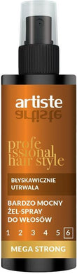 ARTISTE PROFESSIONAL HAIR STYLE VERY STRONG GEL SPRAY 125ML ZEL SPRAY DO WLOSOW
