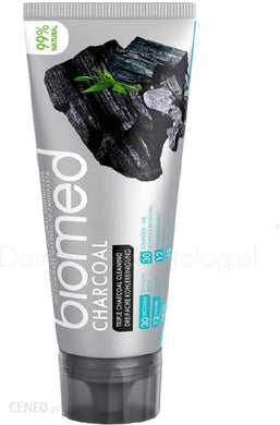 BIOMED Charcoal toothpaste 100g wegielna pasta do zebow