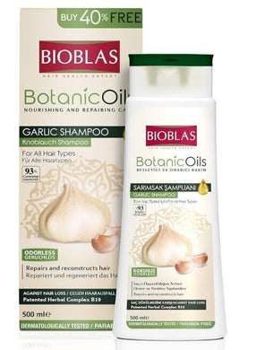 Bioblas Garlic Extract All Hair Types Botanic Oils Garlic Shampoo 360 ml