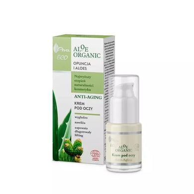 Ava Aloe Organic Anti-Aging Eye Cream 15ml Eye cosmetic Krem Pod Oczy