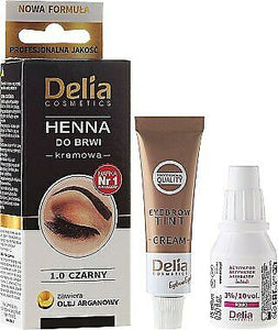 DELIA henna cream for eyebrows brown 15ml brwi w kremie