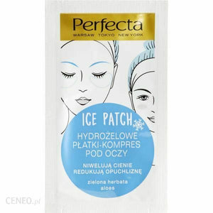 DAX Perfecta Beauty Ice Patch hydrogel compress under eyes black&green tea 2pcs