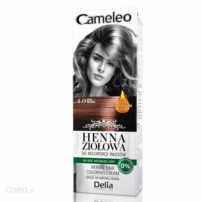 Delia Cameleo Herbal Henna Cream No. 5.6 Shade Mahogany Brown 75g Ziolowa