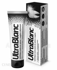 UltraBlanc Charcoal Toothpaste Whitening 75ml Czarna Wybielajaca Pasta Do Zebow