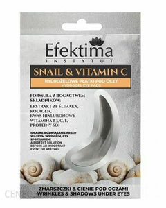 Efektima Hydrogel Eye Pads Snail & Vitamina C 1 pair P?atki Hydro?elowe Pod Oczy