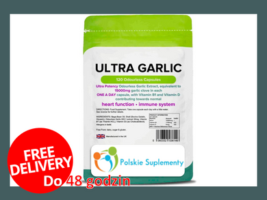 GARLICIN Ultra Garlic extract czosnek Allicyn 120 capsules OLIMP