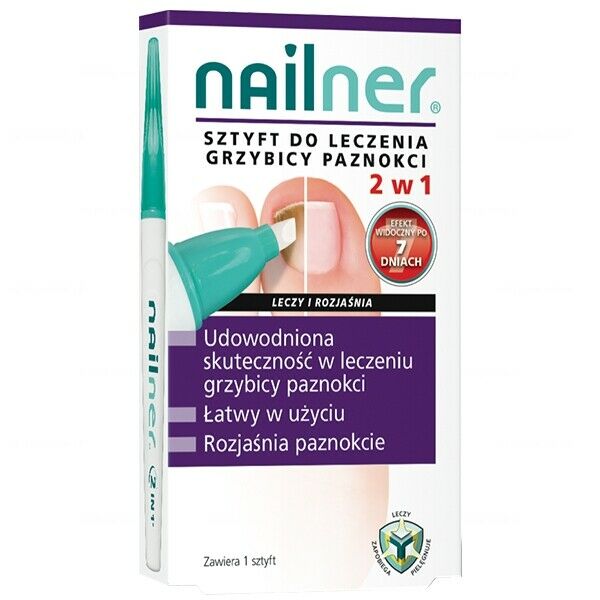 Nailner sztyft do leczenia grzybicy paznokci 2w1 4ml