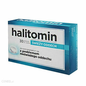 HALITOMIN swiezy oddech Halitosis Fresh breath Bad Breath 30 tab