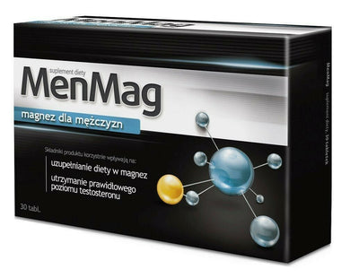 MenMag 30 tabs MAGNESIUM VITAMINS FOR MEN MAGNEZ B6 WITAMINY DLA M??CZYZN OLIMP