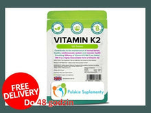 Load image into Gallery viewer, WITAMINA K2 Vitamin K2 100 mcg normalna czynnosc serca kosci 120 Kapsulek