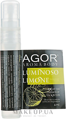 Agor Aroma Body Luminoso Limone (sample) - Aromatic body lotion 6ml