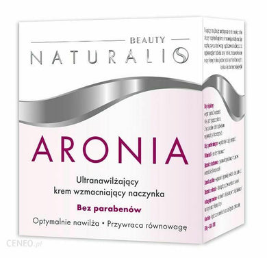 Naturalis aronia Ultra moisturizing face cream strengthen capillaries 50ml