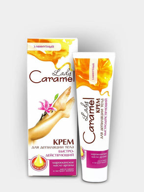 Caramel - Fast-acting 3-minute body depilatory cream 100ml