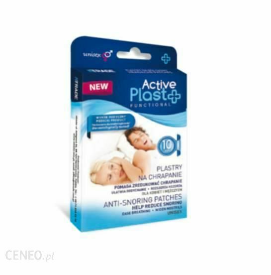 Ntrade ActivePlast Functional snoring plasters 10 pieces plastry na chrapanie