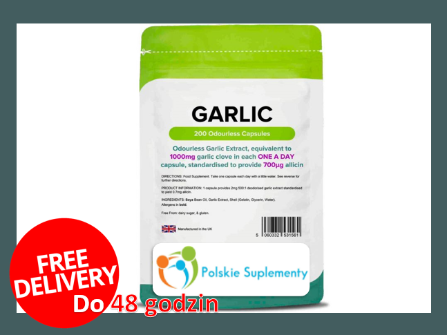 GARLICIN garlic extract czosnek Allicyn 200 capsules OLIMP