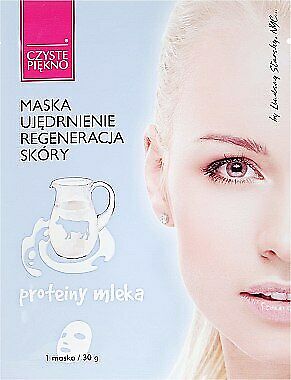 Czyste Piekno Face Mask - Milk protein mask Firming and regenerating the skin