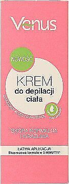 Venus Cream Depilatory cream for normal and sensitive skin ciala do skory