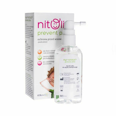 Nitolic Prevent Plus 75ml spray against head lice spray przeciw wszawicy wszy