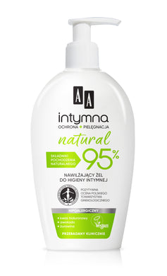 AA Intymna Natural 95%  Moisturizing gel for intimate hygiene zel do higieny